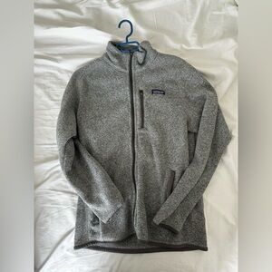 Patagonia Zip-Up Sweater in Heather Gray